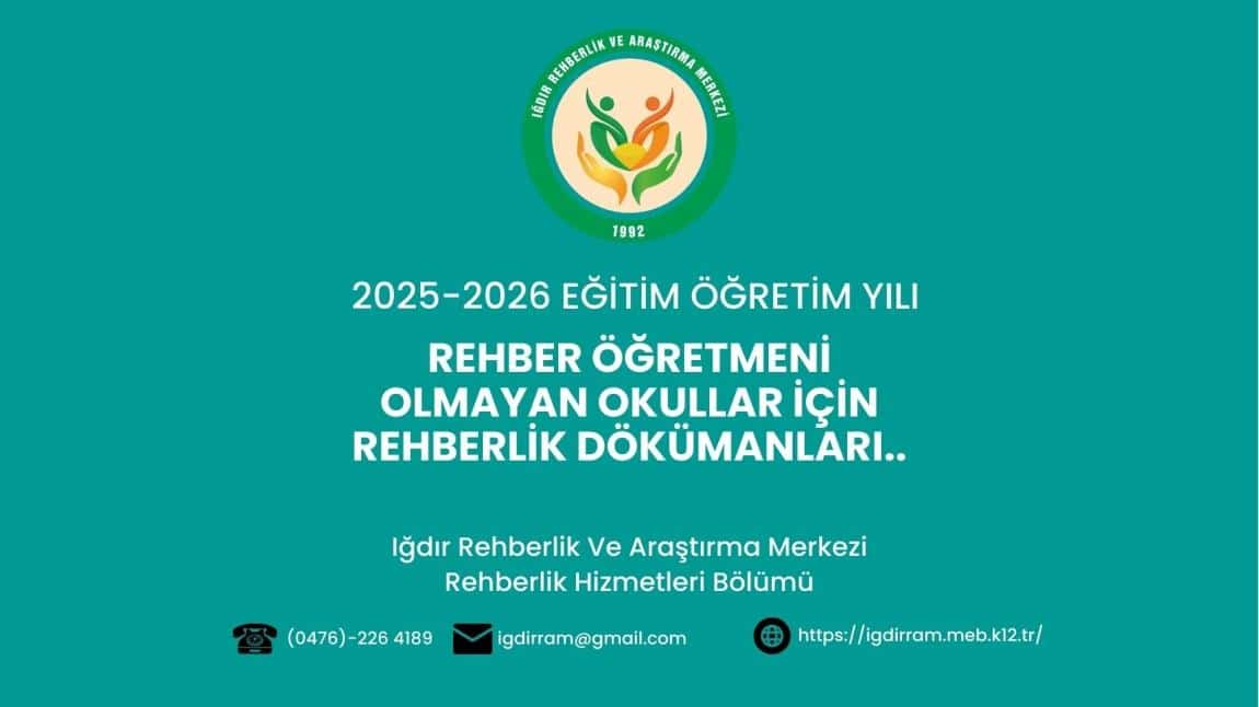 Rehber Öğretmeni Olmayan Okullar İçin Ekim Ayı Rehberlik Dokümanları..